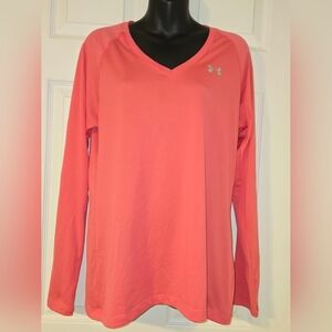 Womens Under Armour Semi Fitted Heat Gear Shirt L